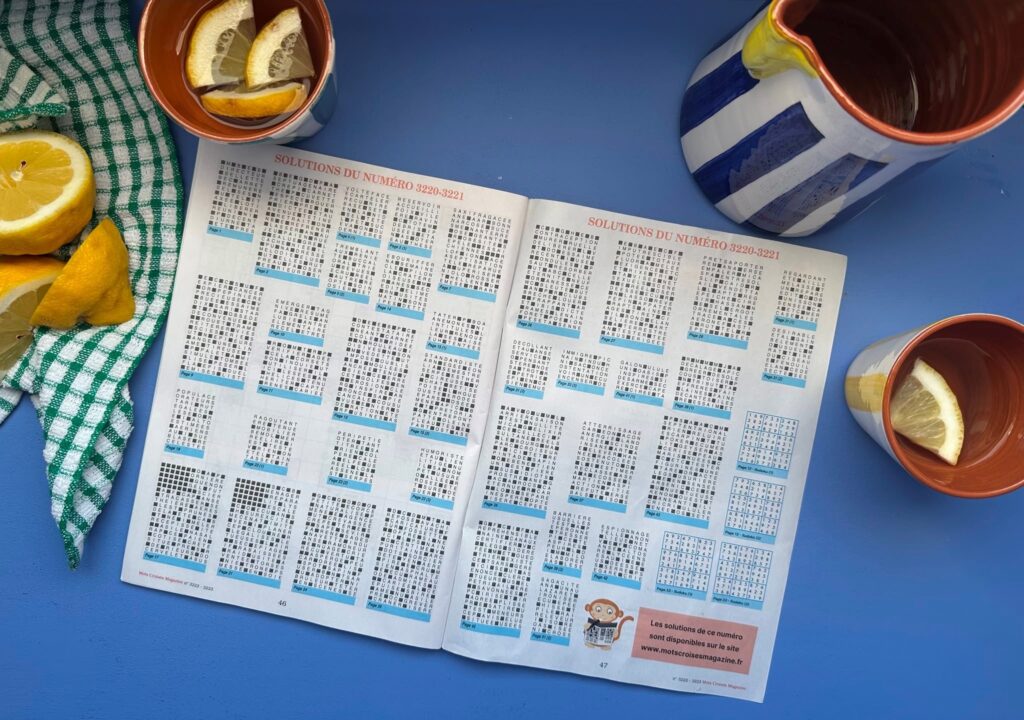 Solutions de Mots Croisés Magazine